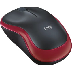 Logitech Mouse M185, Wireless, redOptical, 1000 dpi, 3 Button