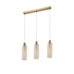 Lampa wisząca Piega 3 LP-939/3L amber Light Prestige