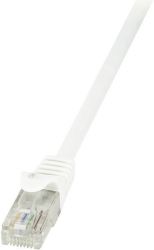 kabel LAN LogiLink CP2051U, 1 szt., RJ45, CAT 6, U/UTP, 2.00 m, biały
