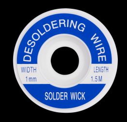 Plecionka szerokości 3mm do odsysania nadmiaru cyny, długość 1,5mb.