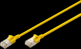 DK-1632-A-050S-Y Cat.6a patch cable, F/FTP, gelb, 5 m