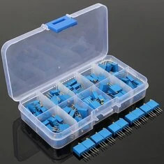 Zestaw oporników regulacyjnych Geekcreit® 10 wartości 100szt. 100Ω~1MΩ