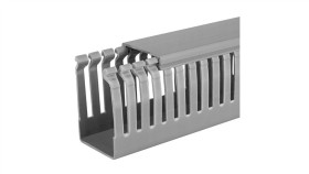 Kanał Grzebieniowy 40X60mm Szary Korytko Kablowe Z Pokrywą Neku / 2 M /