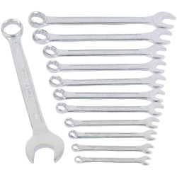 Br&#xFC;der Mannesmann M 130-12 DIN Crowfoot Wrench Set 12-Pc Metric Sizes