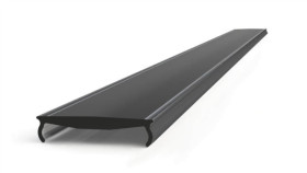 Klosz Czarny Z Poliwęglanu, Długość 3000Mm