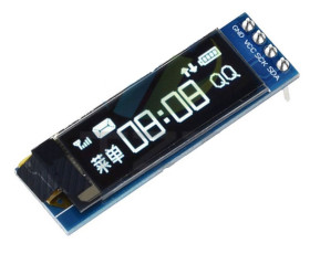 Wyświetlacz OLED 0.91" 128x32 I2C 4-pin SSD1306 biały (ARD-OLED091-4WH)