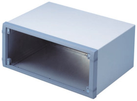 Obudowa urządzeń elektronicznych METCASE Unimet Aluminium, Szary wysokość zew: 150 mm 350 mm 260 mm IP40