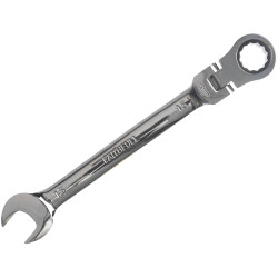 Faithfull SJW6115 Ratchet Combination Spanner Flex Head CV 15mm