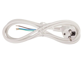 Przewód przyłączeniowy H05VV-F 3x0,75 2m biały S14372