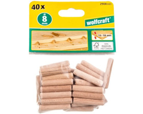Kołek bukowy 8x40mm /40szt/ WF2908000