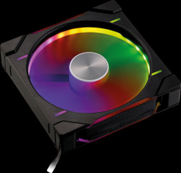 PH-F140D30R_DRGB_PWM_BK01 PHANTEKS D30, Reverse Airflow, D-RGB, 140 mm, black