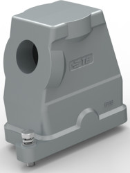 Housing, size HB6, die-cast aluminum, PG21, angled, screw locking, IP68, T1910061121-009