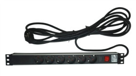 Listwa Zasilająca, 6 Gniazd, Rack9511