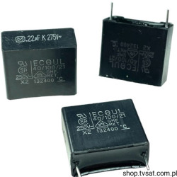 ECQU2A224KLA 220nF 275VAC 10% KFP X2 R=15 R15.0 PANASONICC