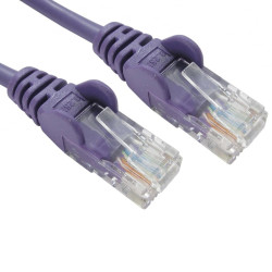 RJ45 Cat5e Ethernet LAN Cable 2m (Purple)