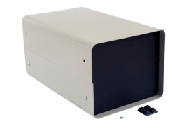 Obudowa Aluminium, stal wysokość zew: 127 mm szerokość zew: 254 mm długość zew: 152 mm 152 x 254 x 127mm