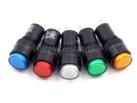 Kontrolka 12V DC zielona; żarówka 12mm