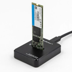 Qoltec Stacja dokująca dysków SSD M.2 SATA/PCIe NGFF/NVMe USB 3.1