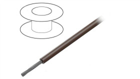 Przewód Na Rolce 30,5M Linka Cu 18Awg Pvc Brązowy 1Kv 1555 Br005