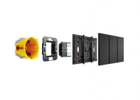 LIVING NOW MY HOME sterownik dotykowy uniwersalny 1mod. czarny KG8011