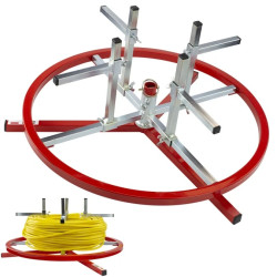 Rozwijak pojedynczy poziomy do kabli i przewodów fi:55cm