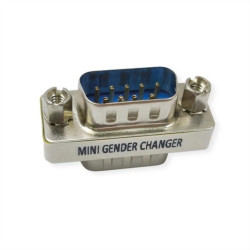 VALUE Mini Gender Changer, DSUB 9pin. M/M