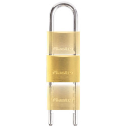 Master Lock 1950EURD Solid Brass 50mm Padlock with Adjustable Shackle