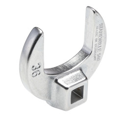 Wkładka klucza, seria: 540, Klucz pazurowy, typ: Klucz Crowfoot, rozmiar: 36,0 mm, wykończenie: Chromowane