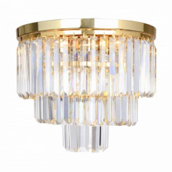 Lampa sufitowa AMEDEO kolor złoty/przezroczysty metal/szkło, E27 IP20 C17106/1 Zuma Line