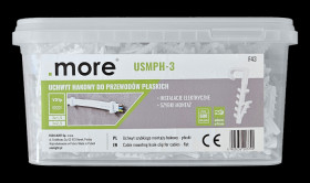 Uchwyt przxewodu płaskiego USMPH-3 600szt. CB-9222