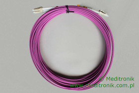 Patchcord ÅwiatÅowodowy LC-LC OM4 50/125Âµm MM duplex dÅ.12m