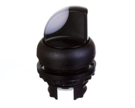 Napęd przełącznika 2 położeniowe biały z podświetleniem z samopowrotem M22S-WLK-W 216813