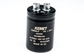 Kondensator 10000μF 40V dcmontażśrubowy KEMET 36 (Dia.) x 52mm
