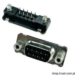 750678-1 D-SUB Socket DB9 Threaded Inserts THT AMP