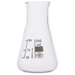 Simax Conical Flask Wide Neck 100ml Pack of 10