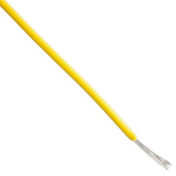 Przewód montażowy 0,2 mm² Żółty Alpha Wire PVC 24 AWG 300 V dł. 30m 7/0,20 mm +105°C