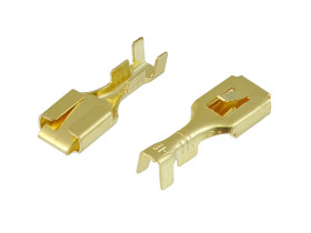 Konektor nieizolowany 6.3mm żeński z blokadą (100szt.)