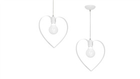 Lampa Wisząca Amore White 1Xe27 Mlp9950 Milagro