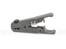 Regulowany ściągacz izolacji i obcinarka z wymiennymi ostrzami (HTS-501B)