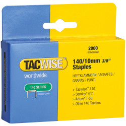 Tacwise 0347 140 Heavy-Duty Staples 10mm (Type T50 G) (Pack 2000)