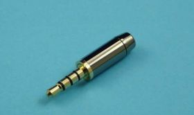 WT.3,5 4xPOL.JACK METAL ZŁOCONY