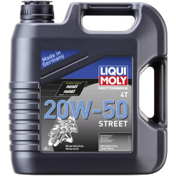 Liqui Moly 1696 Motorbike 4T 20W-50 Engine Oil 4L Mineral Cat-tested