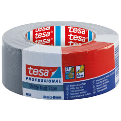 tesa 74613 Professional Utility Duct Tape 48mm x 50m - Silver