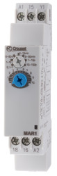 Timer Relay Szyna DIN 24 → 240 V ac, 24V dc SPDT 1-stykowy Crouzet SPDT 0.1 s → 100h jednofunkcyjny