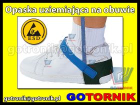 Opaska uziemiająca na obuwie