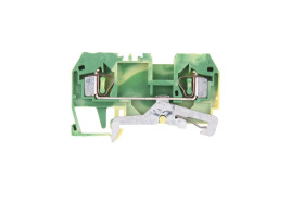 Złączka szynowa ochronna 4mm2 żółto-zielona 281-907