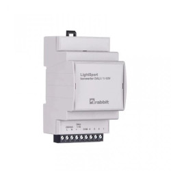 LightSport Konwerter DALI/1-10V 230 V AC , 52x104x62 mm, WE-DALI lub 1-10 V, IP20, TH35, RABB7012G2W12