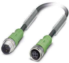 Kabel do czujników/elementów wykonawczych Phoenix Contact SAC-3P-M12MS/1,0-PUR/M12FS 1698084, złącze żeńskie M12, proste