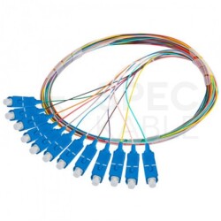 Pigtail światłowodowy FO SM SC/UPC 9/125 OS2 Easy Strip bezhalogenowy LSOH 2m 12szt LANBERG