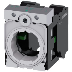 Holder for 3 modules, metal, 1 NO, 1 NO